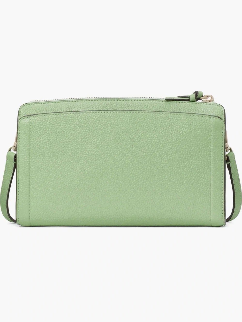 kate spade Mint Green Pebbled Leather Crossbody Bag with Gold Hardware
